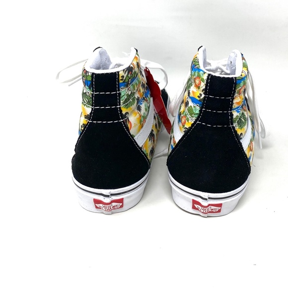 💖MEGA SALE💖VANS SK8-HI Aloha Black Men’s High  Suede Canvas  SB  VN0A5HXV6WC - Picture 4 of 9